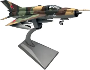 Diecast Plane Model 1：72 for MiG-21 Mig21 Fishbed Jet Fighter Plane Aircraft Diecast Metal Model