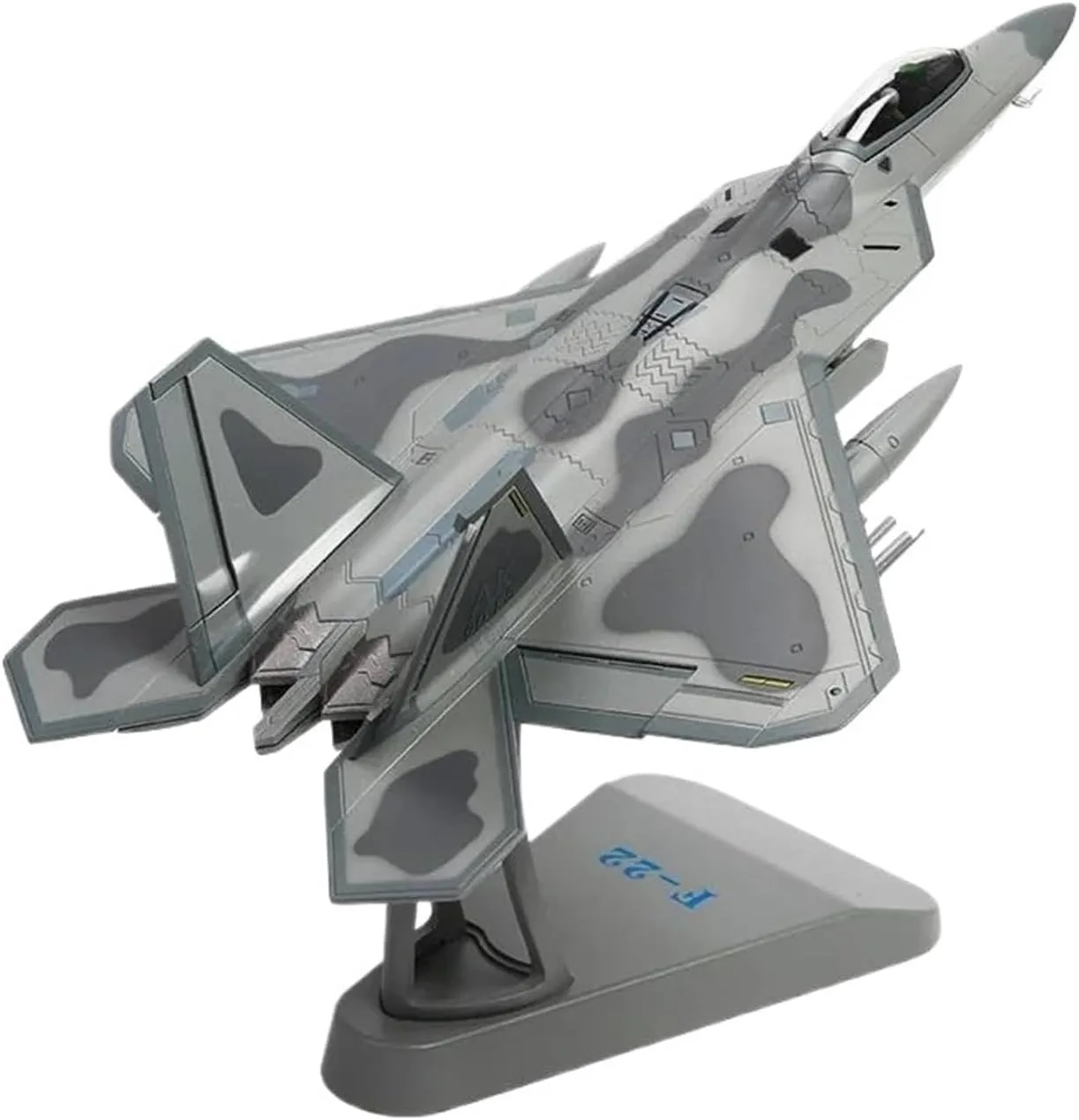 Diecast Plane Model 1:72 Scale for F-22 Raptor Alloy Fighter Airplane Model Desktop Decorations