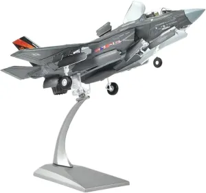 Diecast Plane Model 1：72 Scale for F35B Diecast Alloy Fighter Model Desktop Decorations for Collections