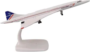 Diecast Plane Model 20cm for Concorde Costa Alloy Metal Model Airplane Diecast Plane Model Collector's Edition