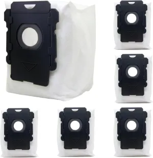Dirt Disposal Bags Compatible with iRobot Roomba i7/i7 , i3/i3 , i1 , i4/i4 , i6/i6 , i8/i8 , j7/j7 , s9/s9  Plus, Combo j8 , j9 , i s j Series Dust Bags, 6PCS Vacuum Bags