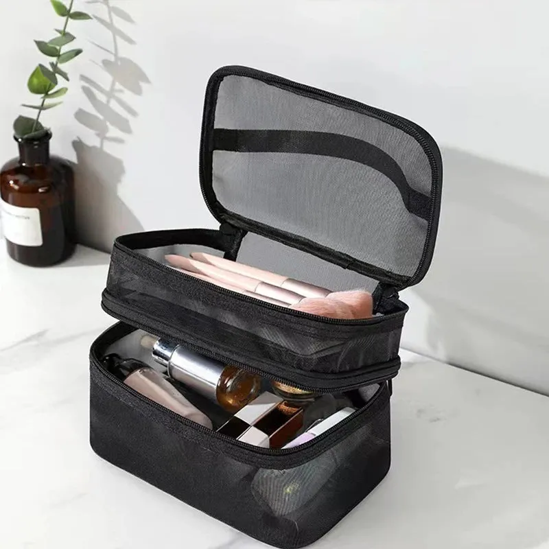 Double layer Mesh Cosmetic/Storage Bag