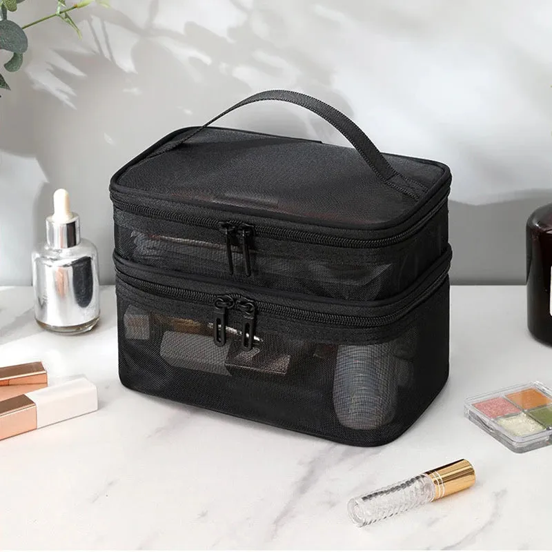 Double layer Mesh Cosmetic/Storage Bag
