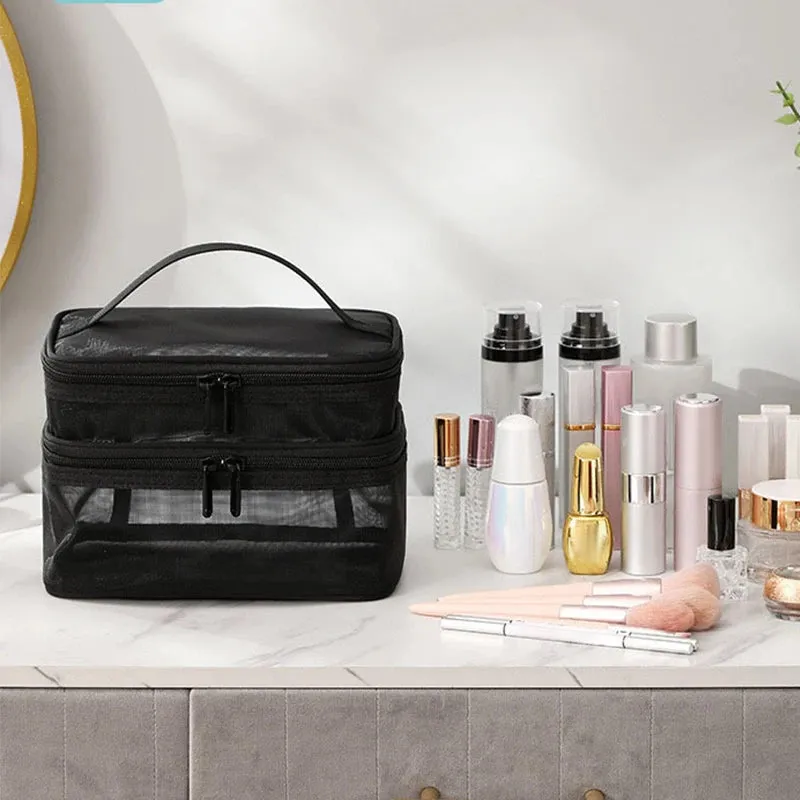 Double layer Mesh Cosmetic/Storage Bag