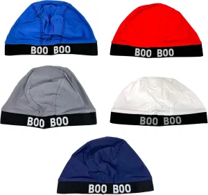 Dream World Boo Boo Multi Color Dry Fit Ultra Stretch Deluxe Dome Cap 5 pcs-Royal Blue, Grey, Navy,Red, White