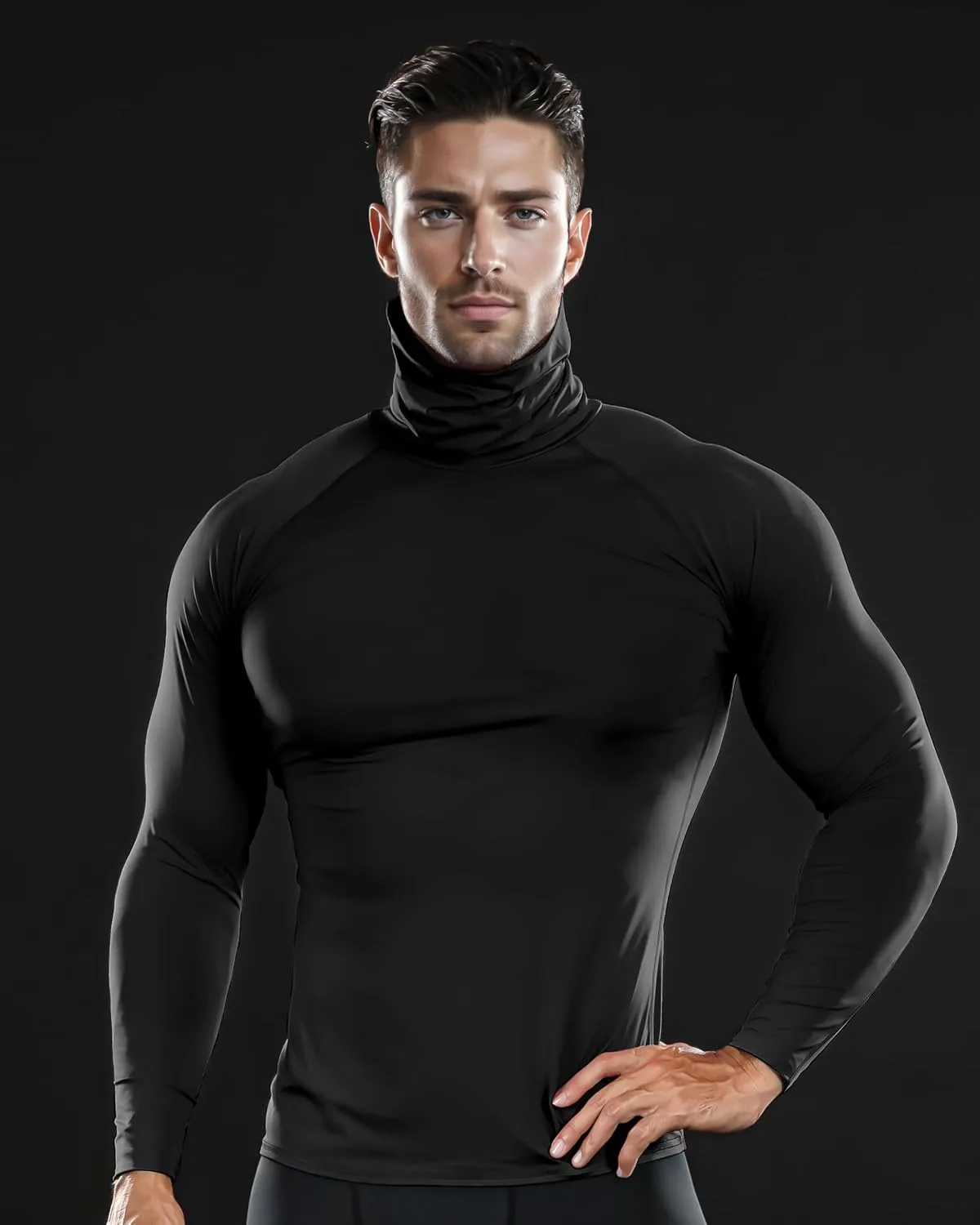 DRSKIN Men's Thermal Compression Shirts or Set Fleece Lined Base Layers Underwear Top & Bottom Sports Athletic Workout Winter