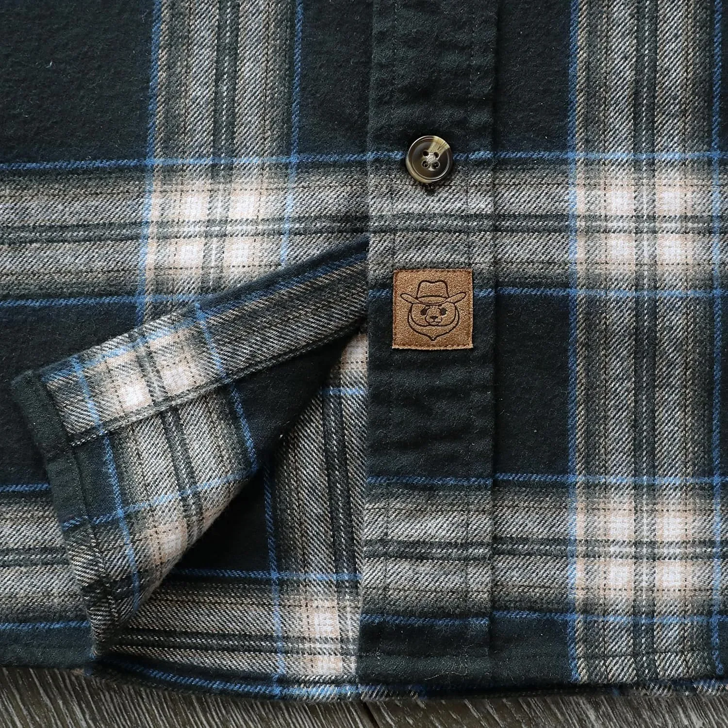 Dubinik® Mens Flannel Shirt Long Sleeve Button Down Plaid All Cotton Soft Brushed Flannel Shirt for Men Utility Casual Shirt