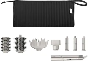Dy son Air wrap Travel Case Hair Tools Travel Bag for Shark Flexstyle Carrying Case Portable Shark Hair Dryer Revlon Flat Curling Iron Organizer(Black)