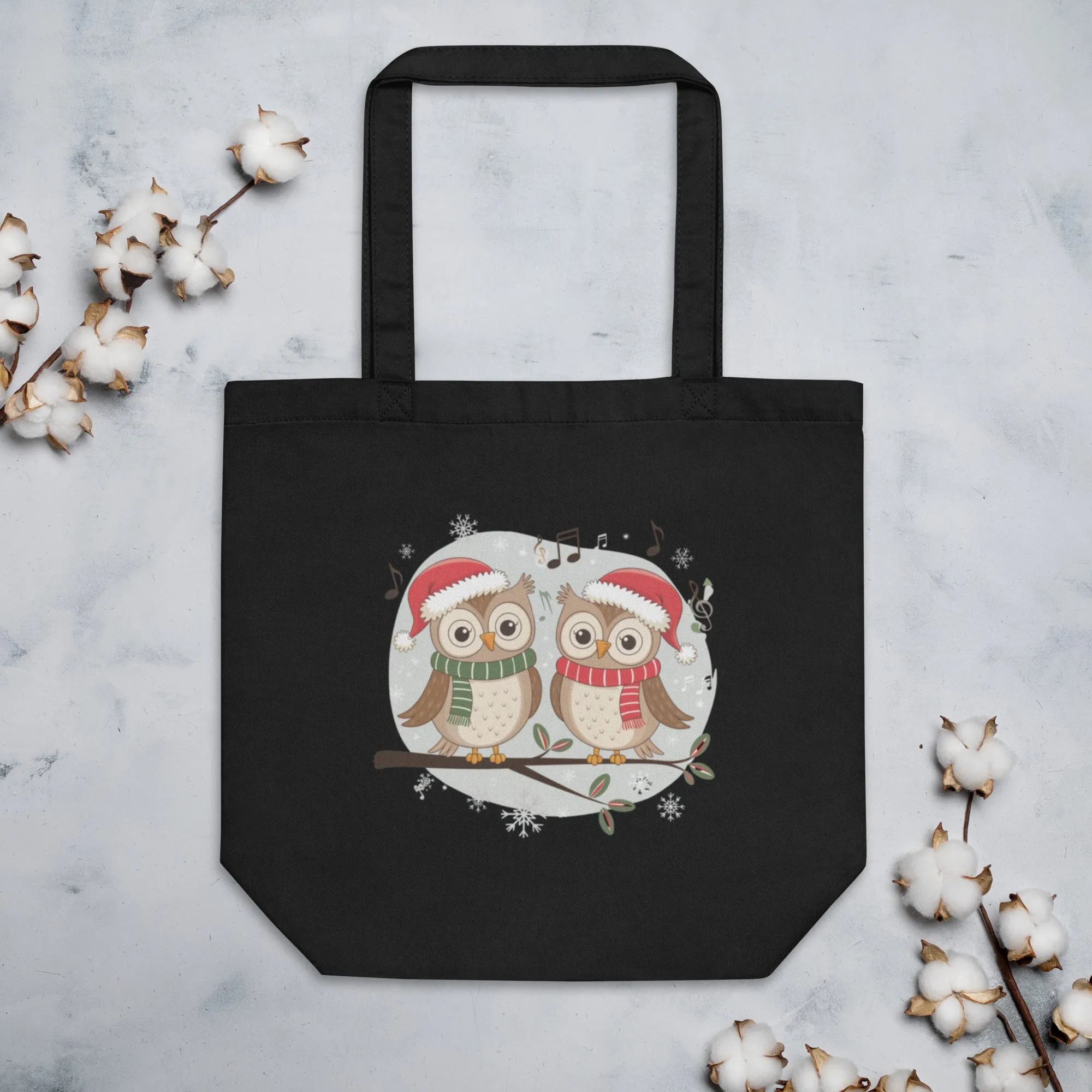 Eco Tote Bag: Owl Themed Sustainable Fashion for Everyday Use