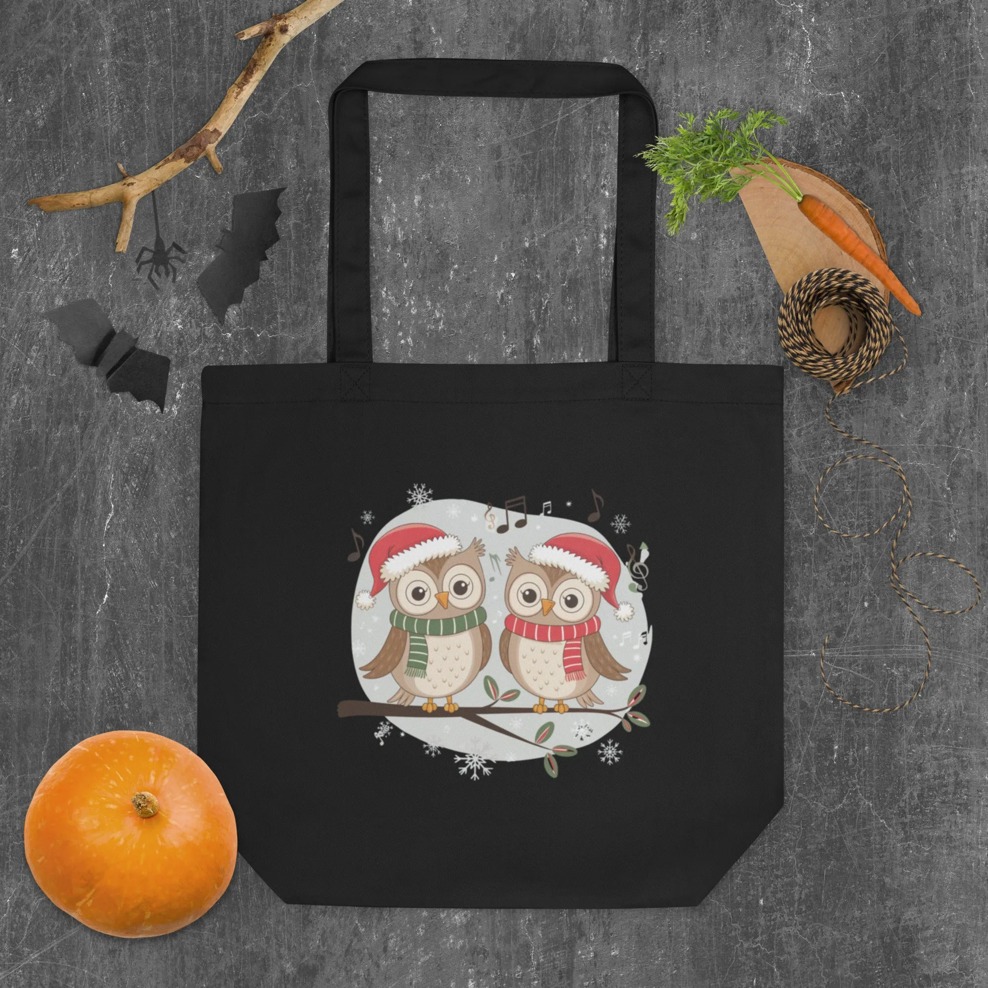 Eco Tote Bag: Owl Themed Sustainable Fashion for Everyday Use