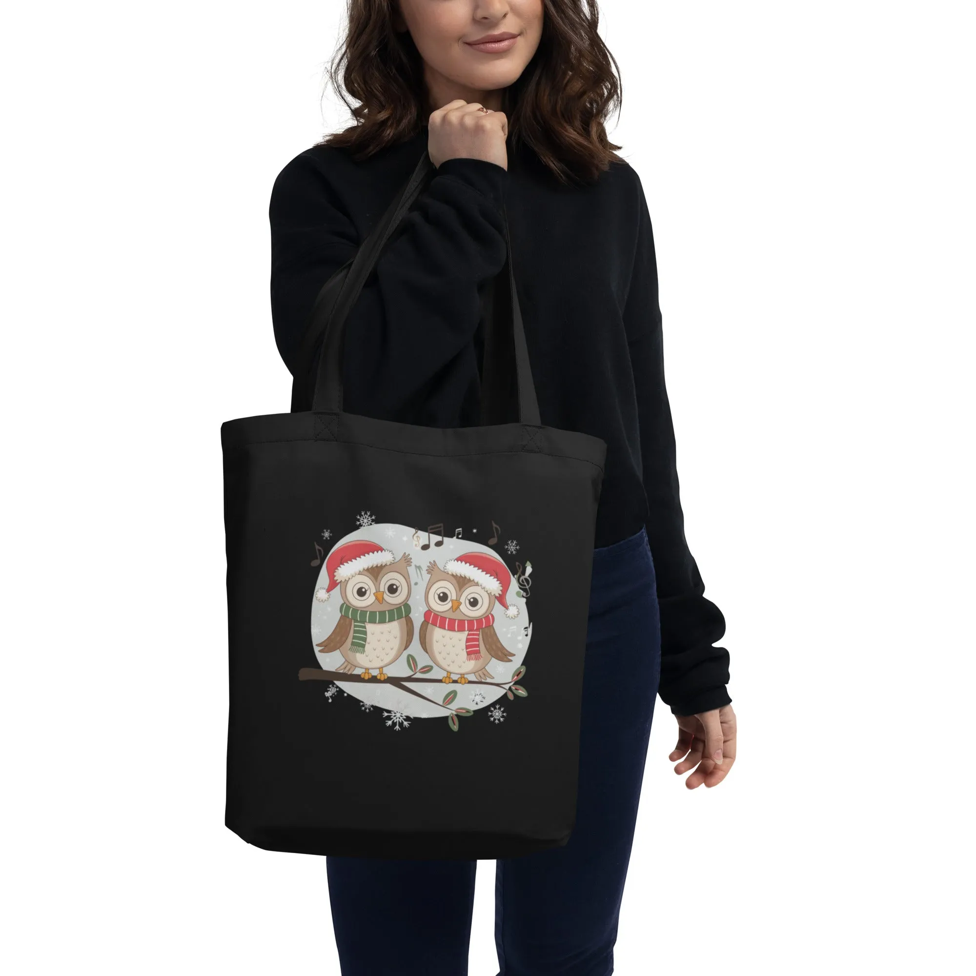 Eco Tote Bag: Owl Themed Sustainable Fashion for Everyday Use