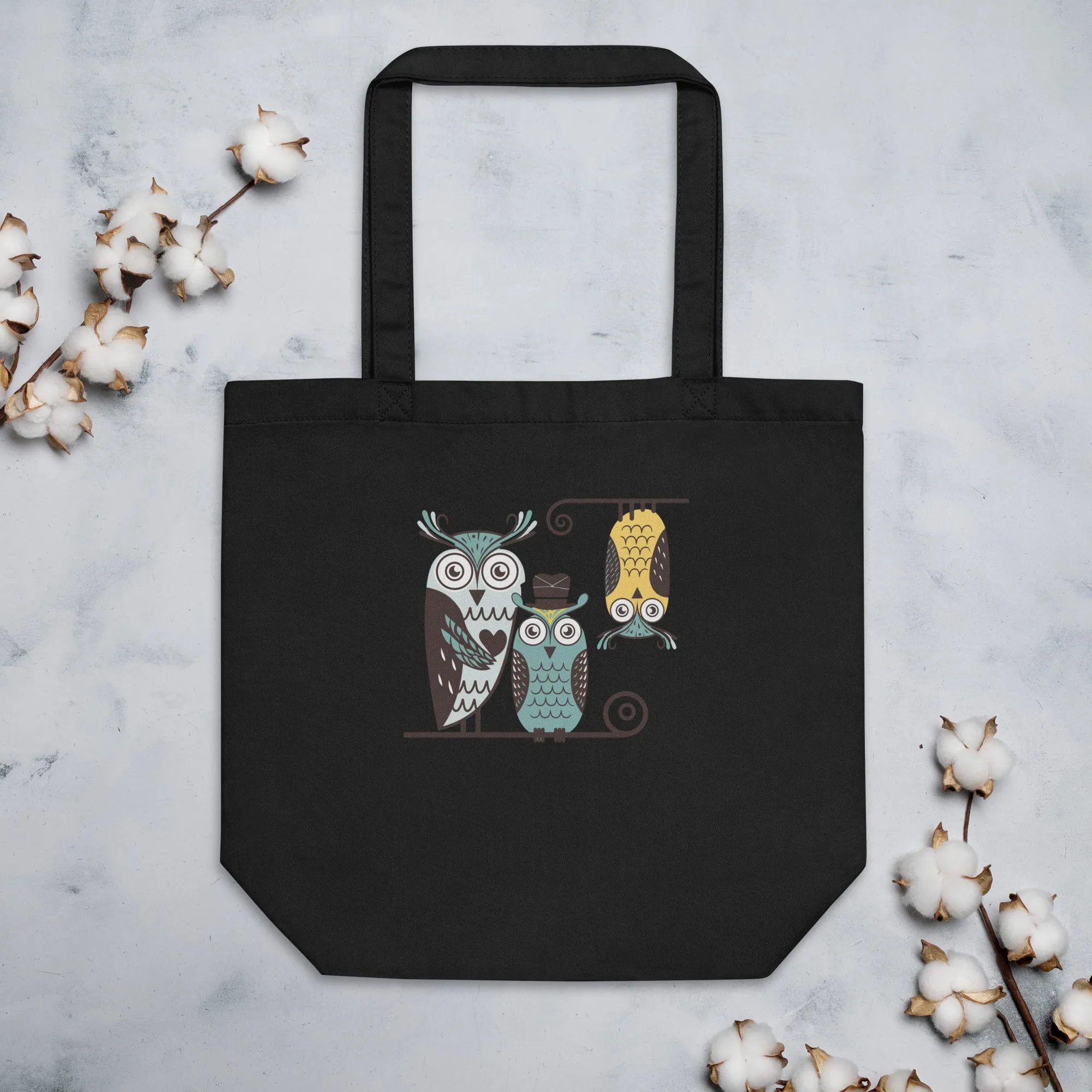 Eco Tote Bag: Owl Themed Sustainable, Stylish, and Ready for Any Adventure