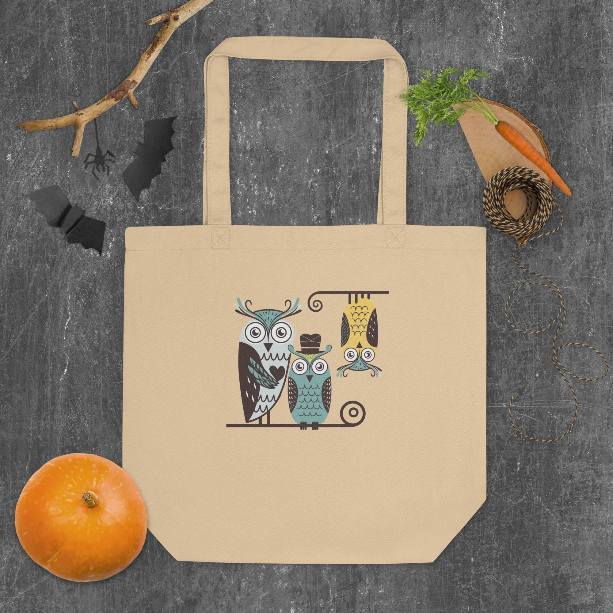 Eco Tote Bag: Owl Themed Sustainable, Stylish, and Ready for Any Adventure
