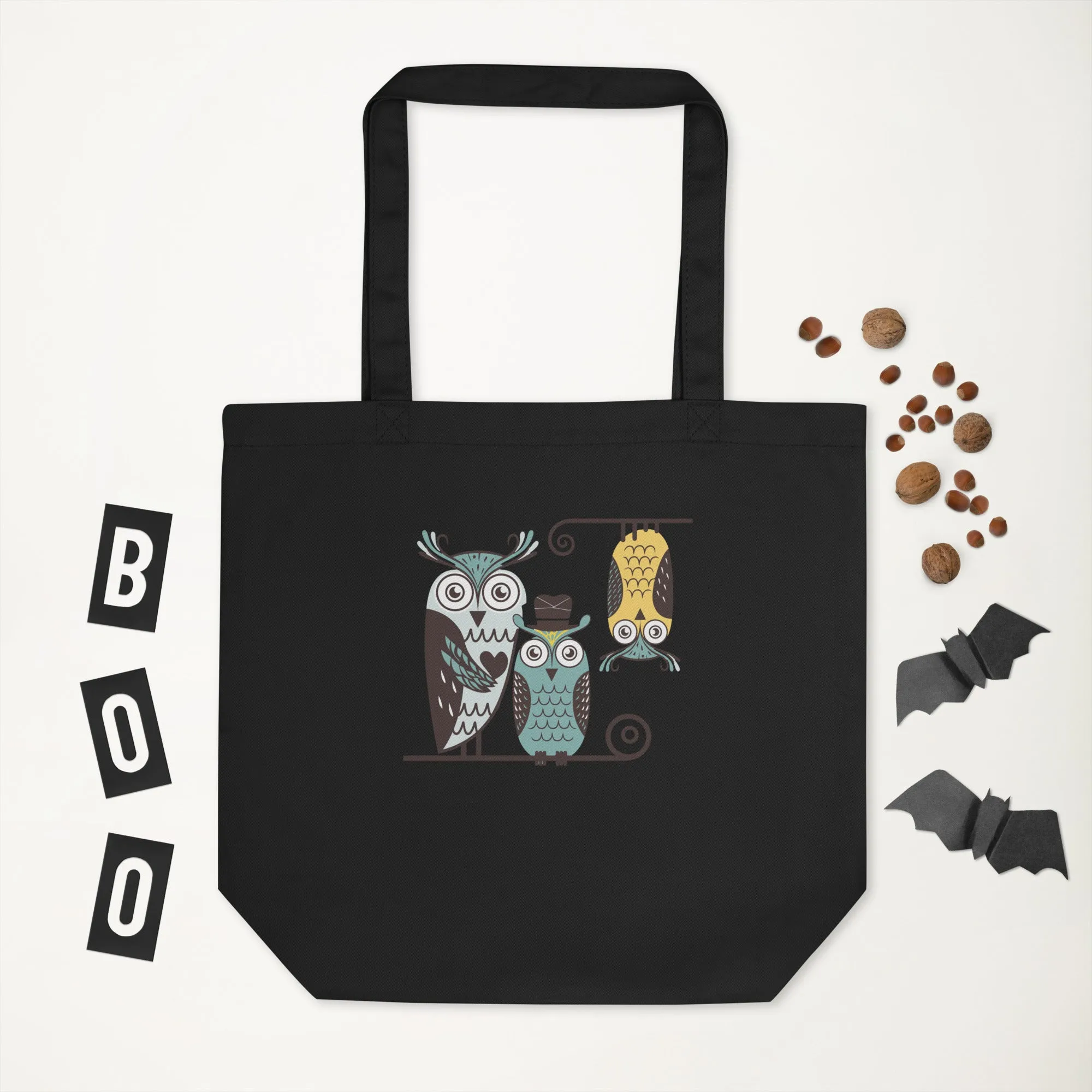 Eco Tote Bag: Owl Themed Sustainable, Stylish, and Ready for Any Adventure
