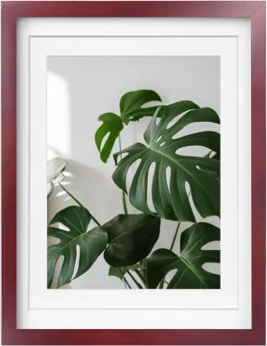 Egofine 12x16 Picture Frames with Plexiglass, Display Pictures 9x12/11x14 with Mat or 12x16 Without Mat for Tabletop and Wall Mounting, Cherry Red