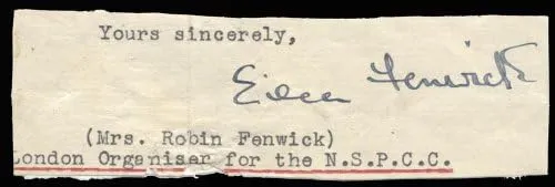 Eileen Fenwick - Signature