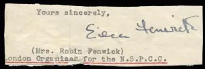 Eileen Fenwick - Signature