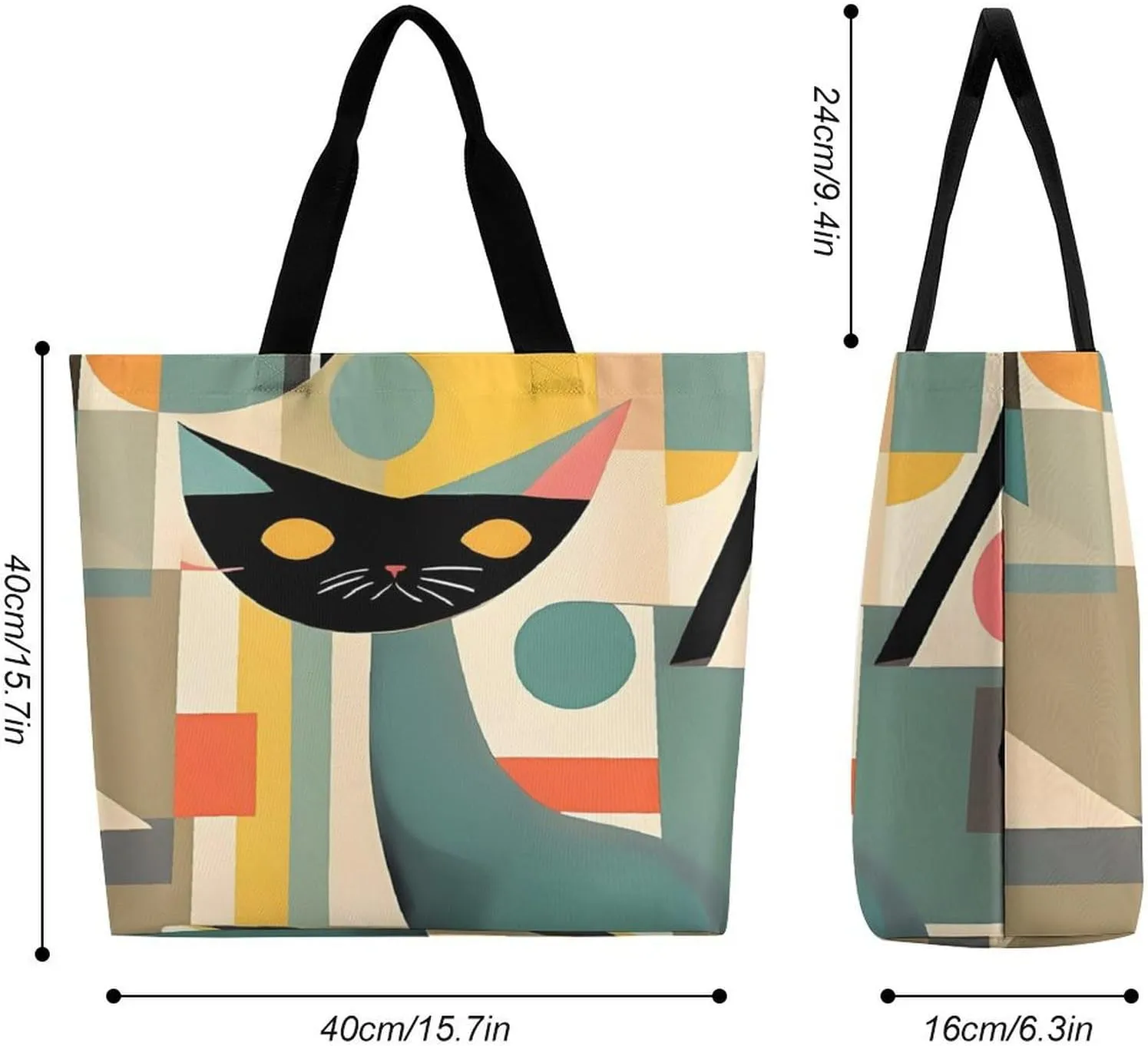 Electric Guitar Music Tote Bag for Women Reusable Grocery Shoulder Bag Shopping Bags for Travel, Groceries