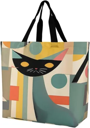 Electric Guitar Music Tote Bag for Women Reusable Grocery Shoulder Bag Shopping Bags for Travel, Groceries