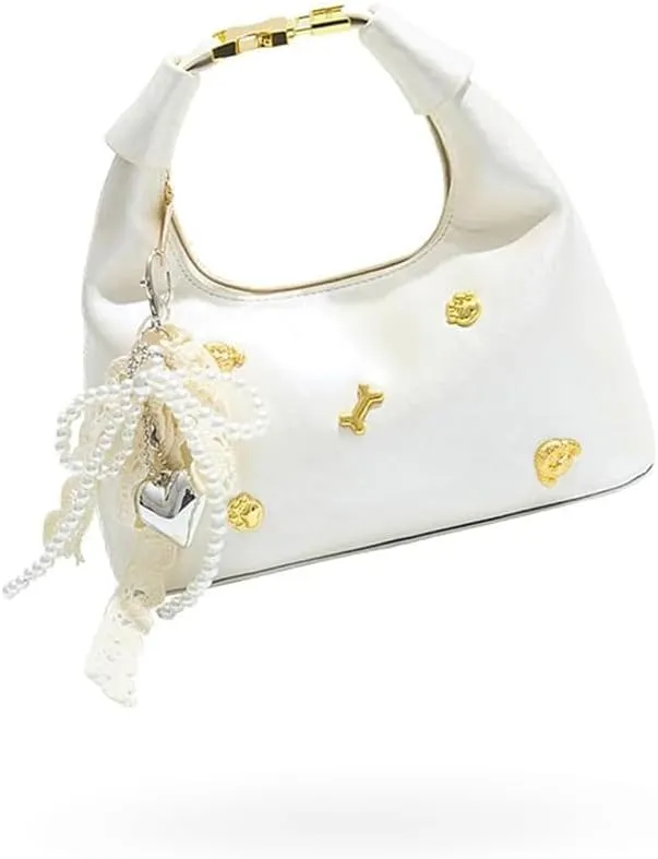 Elegant French Styles Handbag For Women Shoulder Korean Style Fashionable Shoulder Messenger PU Leather Armpit Purse