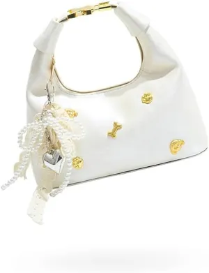 Elegant French Styles Handbag For Women Shoulder Korean Style Fashionable Shoulder Messenger PU Leather Armpit Purse