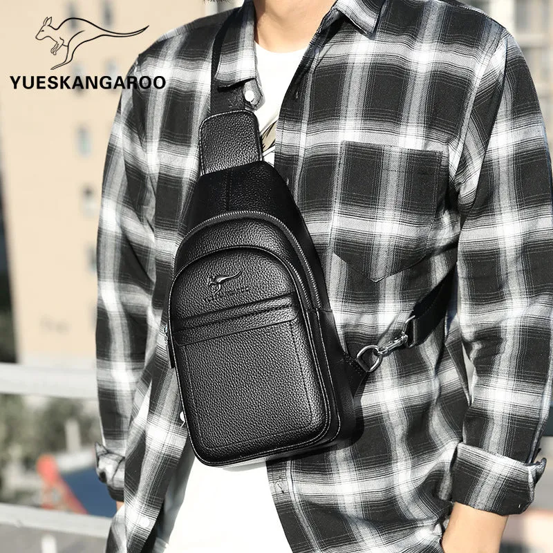 Elegant Men's Sen Fashion Korean Style Men's Chest Bags