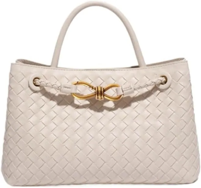 Elegant Woven Tote Bag - Versatile and Fashionable Women's Handbag
