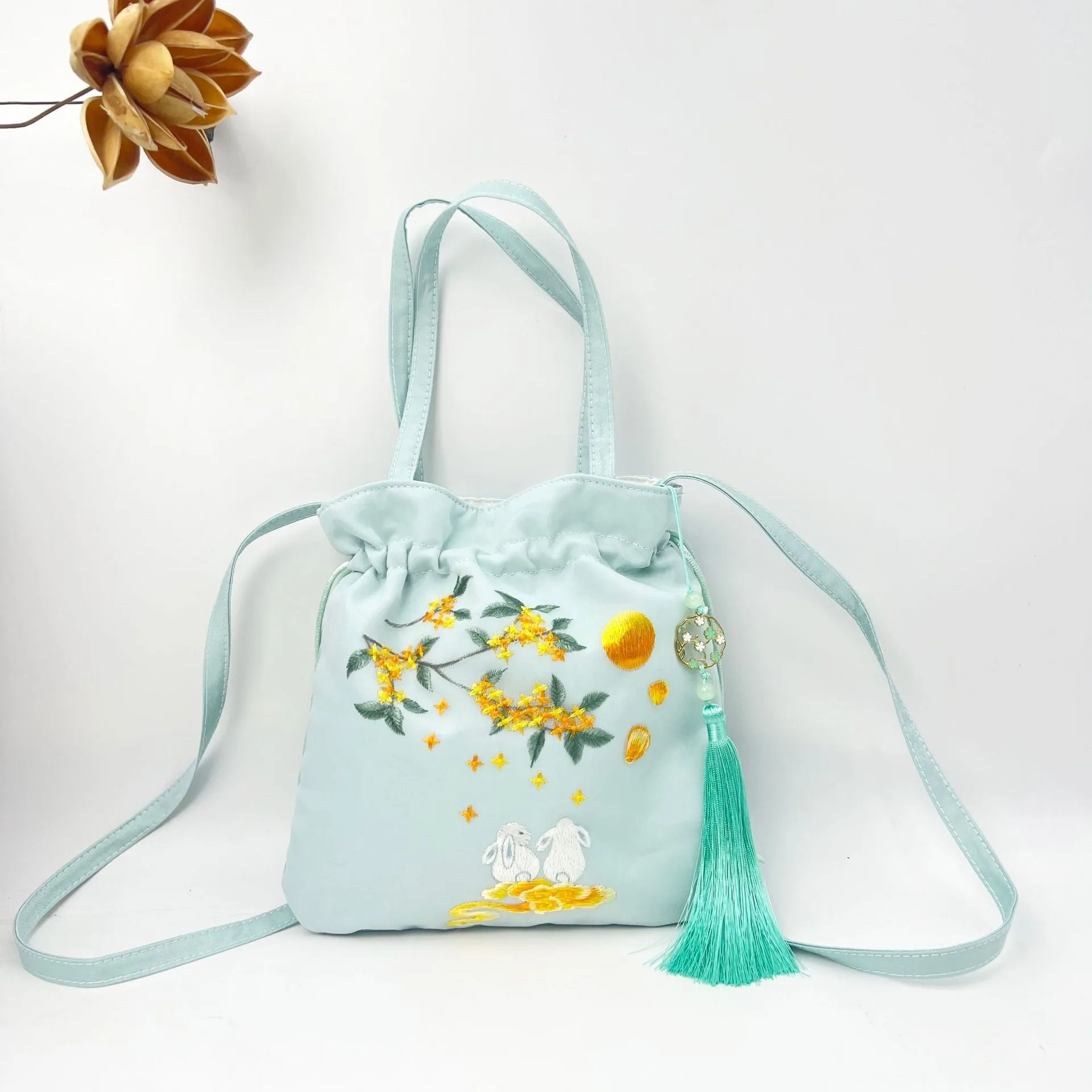 Embroidery National Style Han Chinese Clothes Crossbody Bags