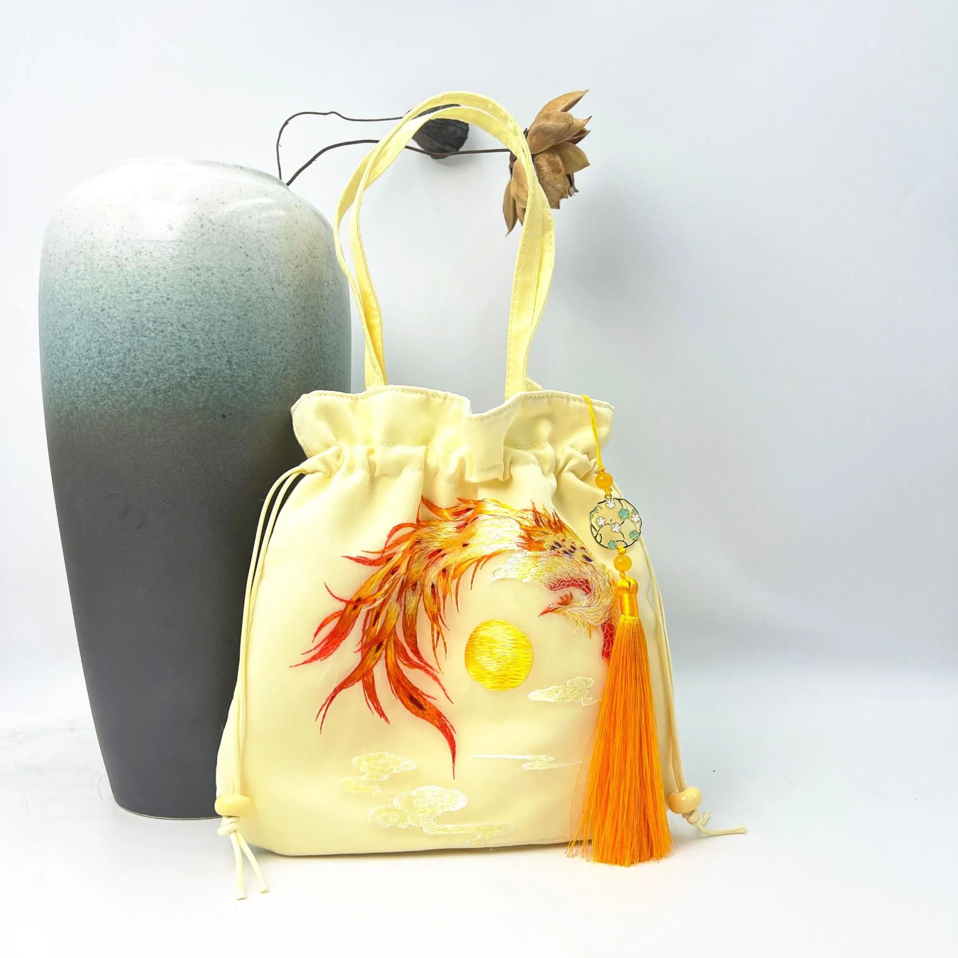 Embroidery National Style Han Chinese Clothes Crossbody Bags