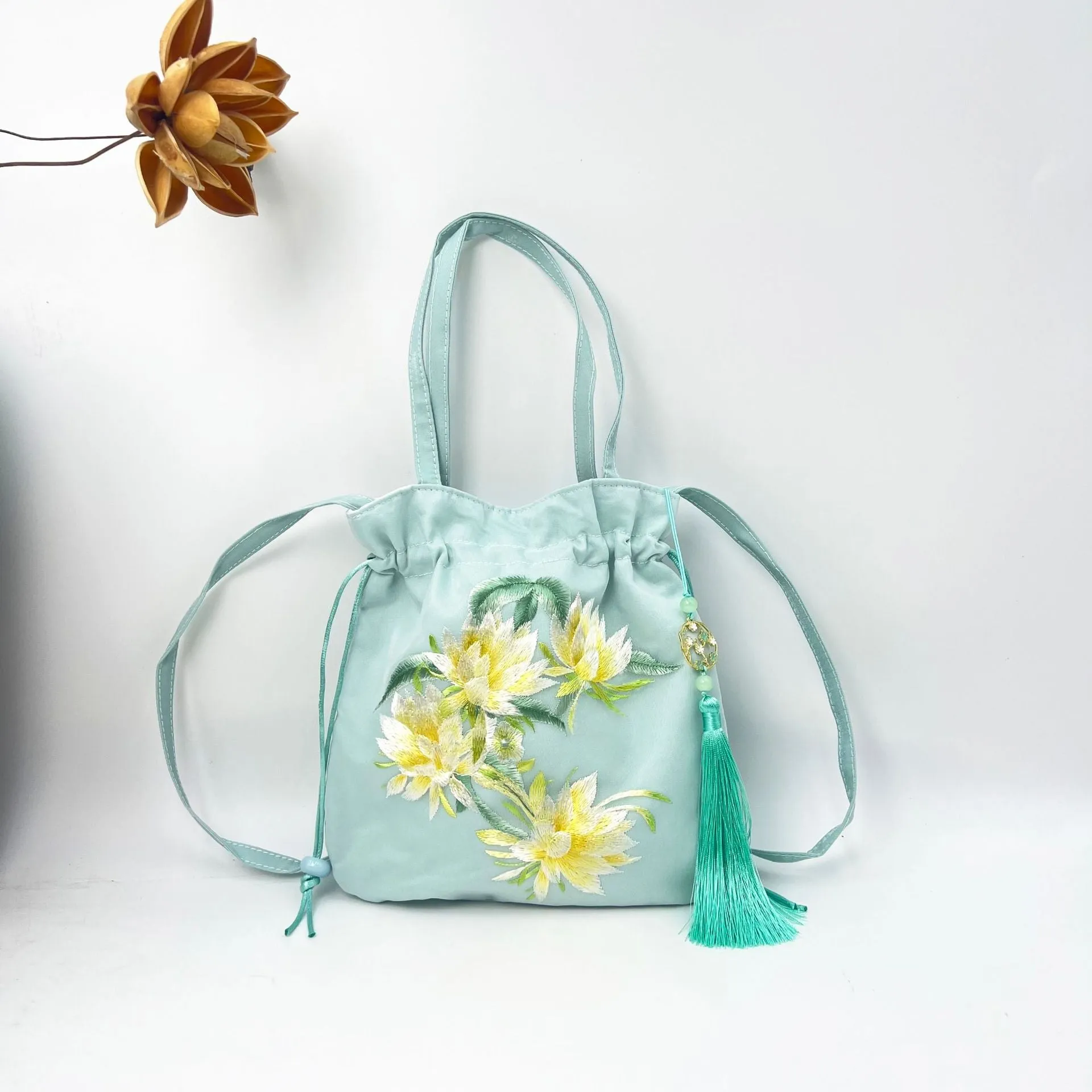 Embroidery National Style Han Chinese Clothes Crossbody Bags