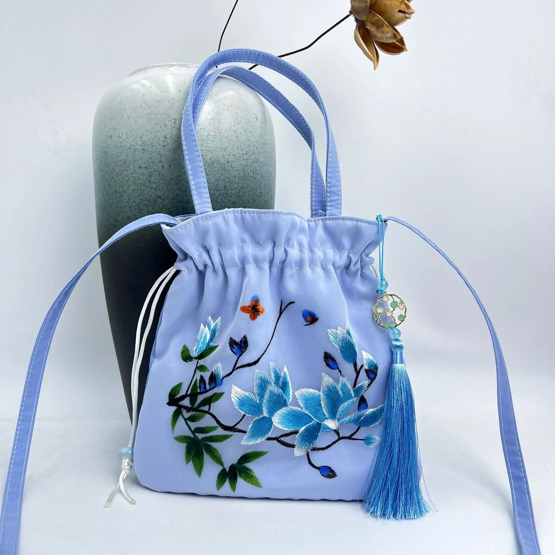 Embroidery National Style Han Chinese Clothes Crossbody Bags