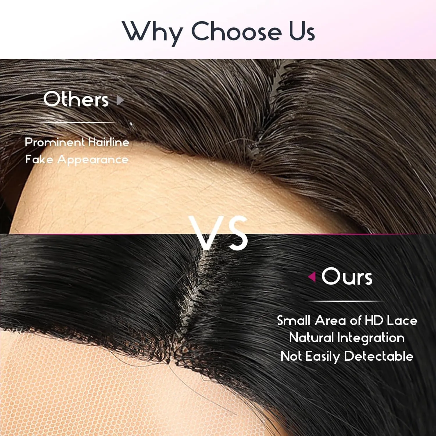 EMMOR Short Bob Wigs,Natural Shoulder Length Central Lace Bob Wgs, Premium Heat-Resistant Synthetic Straight Wigs for Women Daily Use(Black)