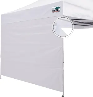 Eurmax USA Instant Canopy SunWall 10FT Pop Up Canopy Wall Sidewall with Horizontal Velcro Strap for Eurmax ONLY,1 Pack Sidewall(White)