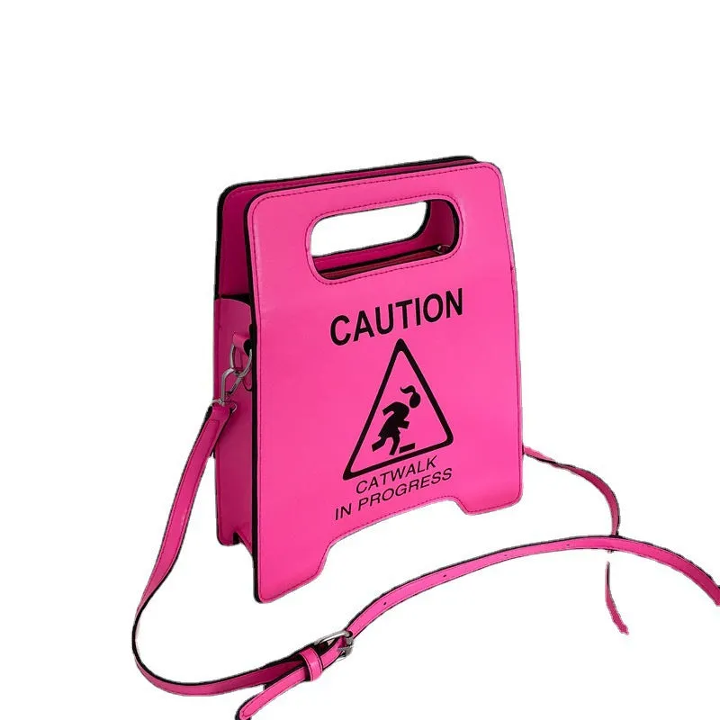 Fashion Creative Spoof Personality Stop Sign Bags