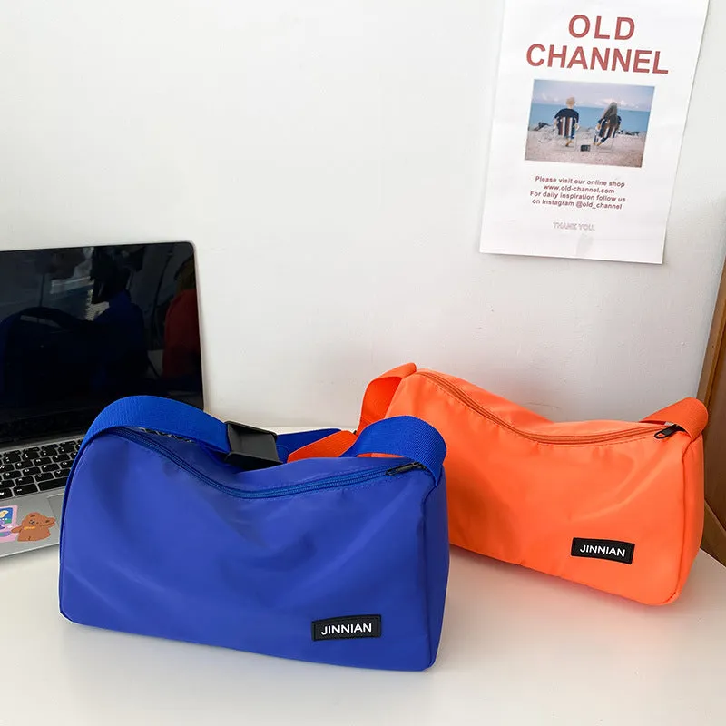 Fashion Letter Simplicity Leisure Solid Color Crossbody Bags