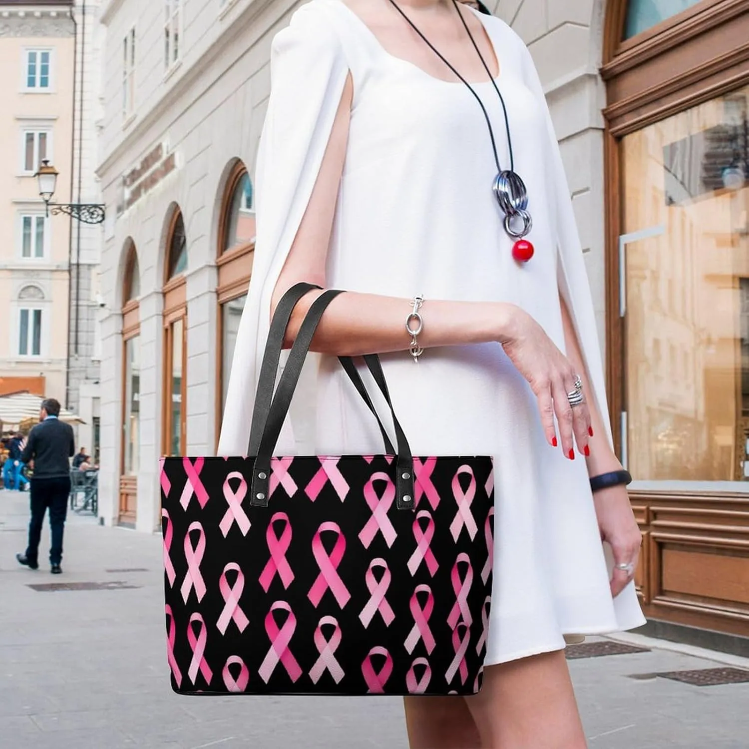 Fashionable Laptop Tote Bag For Women & Men, Large Work Commuter Bag