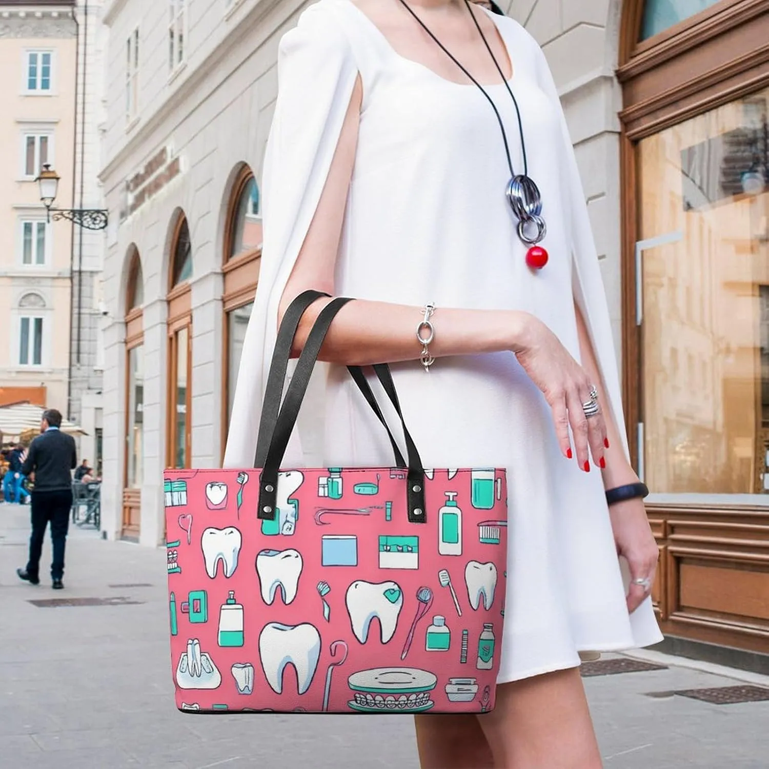 Fashionable Laptop Tote Bag For Women & Men, Large Work Commuter Bag