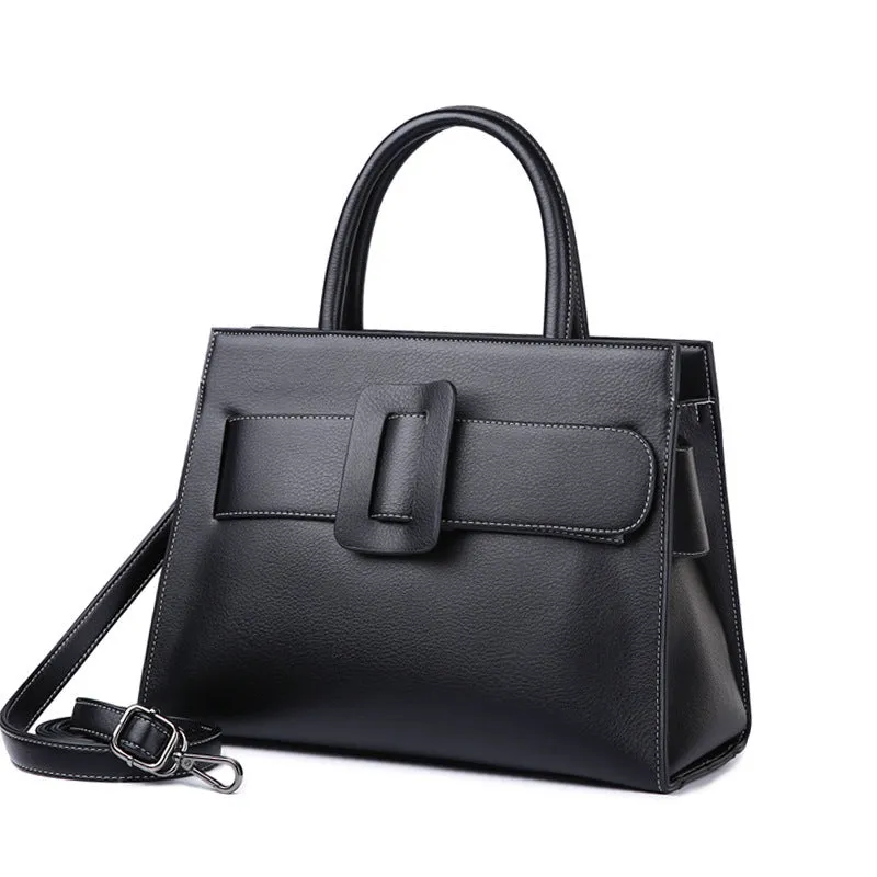 Fashionable Large-Capacity Black women's Bag