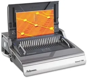 Fellowes® Galaxy™ Comb Binding System MACHINE,GALAXY 500 E,GY W55209A (Pack of2)
