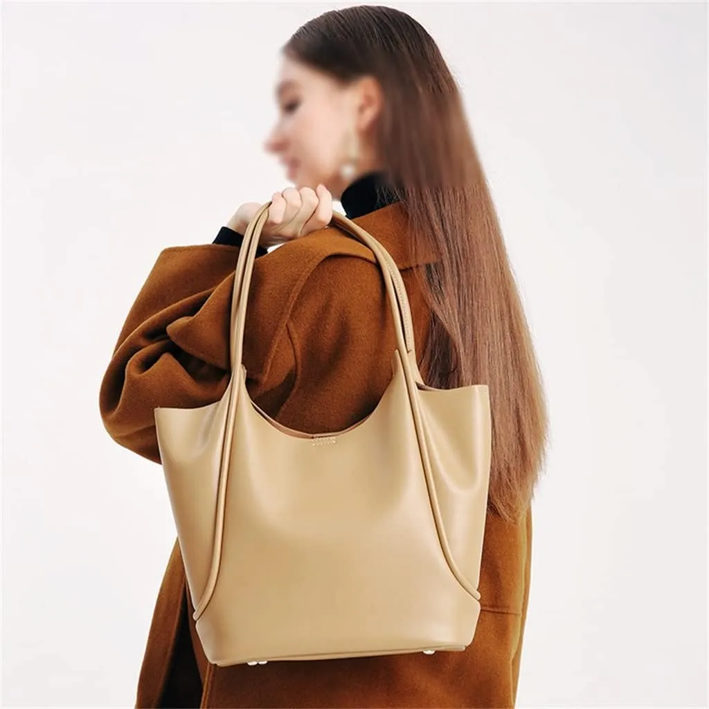 Female Autumn and Winter Texture Tote Bag Design Sigle Shoulder Portable Cross-Body Commuting Bag