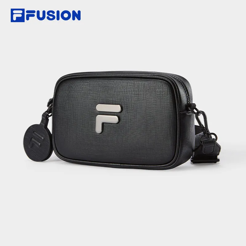 FILA FUSION INLINE BAGS Unisex Crossbody Bag (Black)