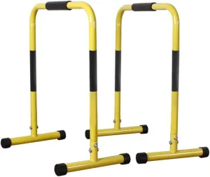 Fitness Multi-Function Horizontal Bar Parallel Bar Training Equipment Home Pull-up Device Push-up Stand Sport Equipment ，Yellow-36x61x61cm