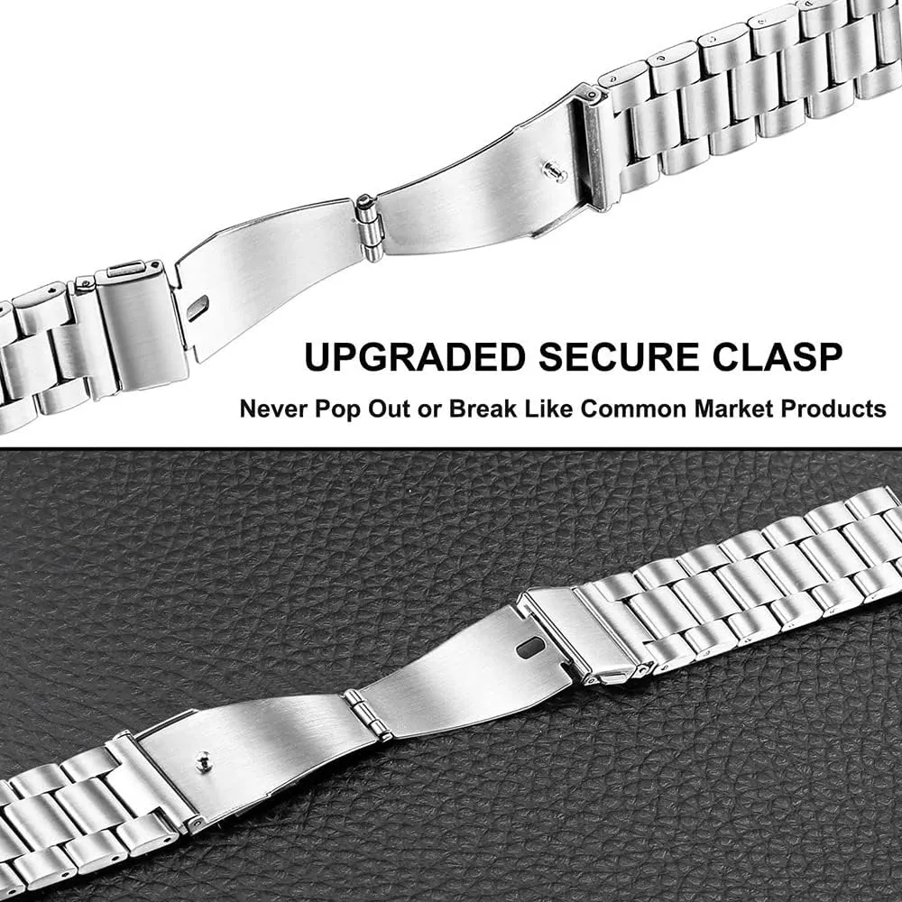 FitTurn Business Metal Bracelet Compatible with SUUNTO OCEAN, VERTICAL, RACE, RACE S, 5 PEAK, 9 PEAK, 9 PEAK PRO Band Replacement Adjustable Stainless Steel Watch Strap