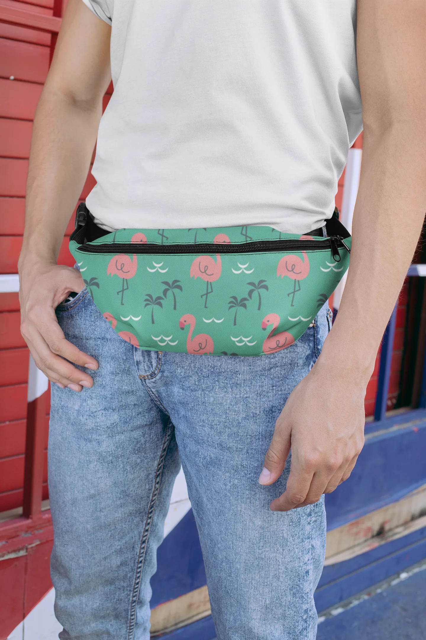 Flamingo Fanny Pack