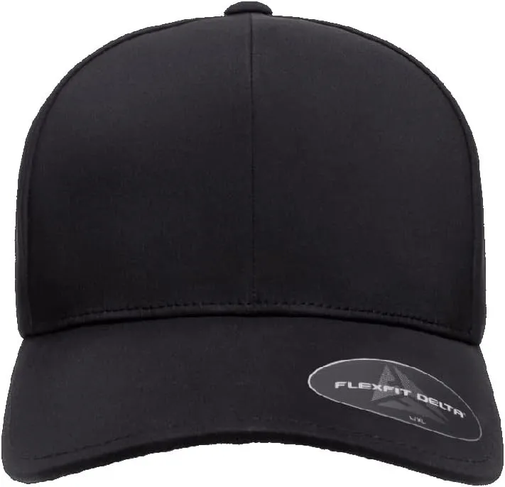 Flexfit Delta 180 Seamless Stretch-Fitted Hat with 3-Layer Sweatband | Bulk Packs Available