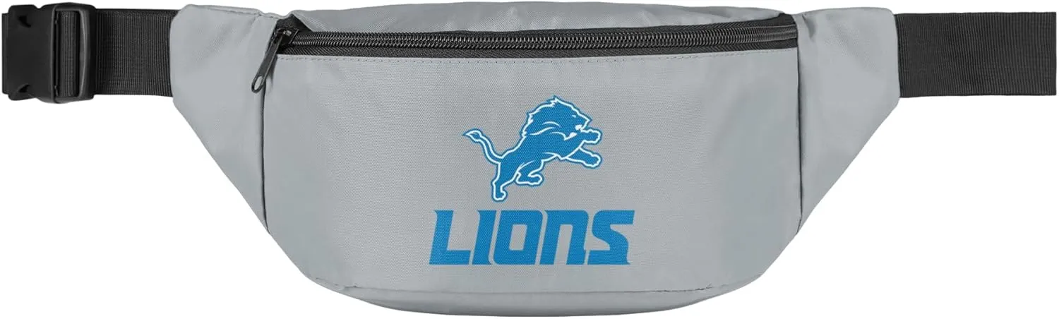 FOCO NFL Team Big Logo Fanny Pack Cooler, Detroit Lions