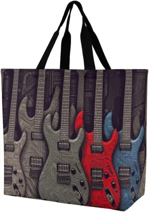 Foldable Grocery Bag Reusable Shopping Bag Ancient Egyptian Hieroglyph Tote Bag Casual Handbags for Work Shopping