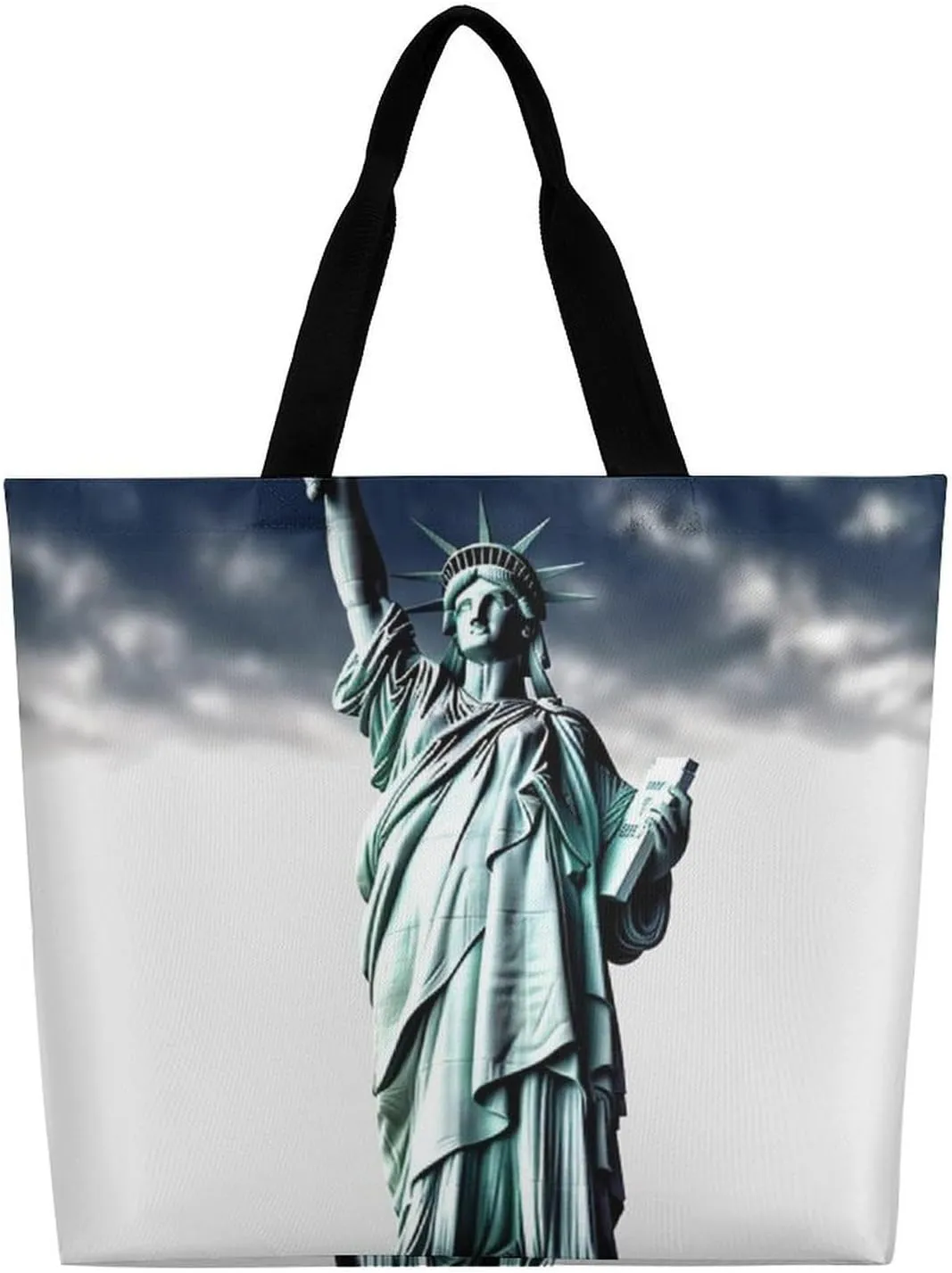 Foldable Grocery Bag Reusable Shopping Bag Cute Cherry Tote Bag Casual Handbags for Work Shopping