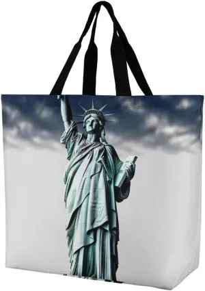 Foldable Grocery Bag Reusable Shopping Bag Cute Cherry Tote Bag Casual Handbags for Work Shopping
