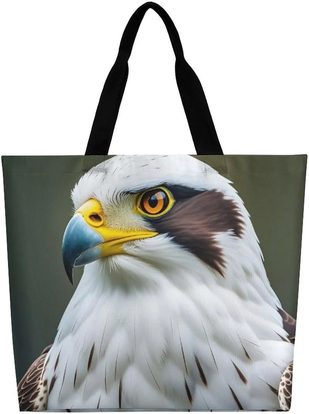 Foldable Grocery Bag Reusable Shopping Bag Red Black Spotted Ladybug Tote Bag Casual Handbags for Work Shopping